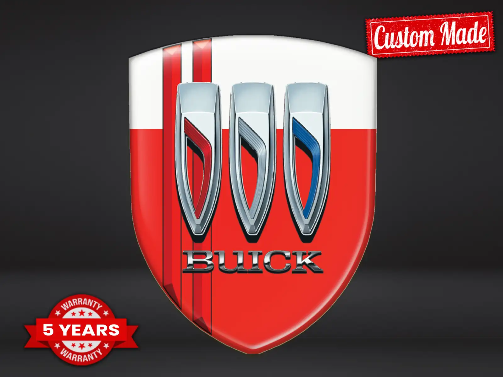 Buick Logosticker Personalisierbar Racing Exklusiv Universal